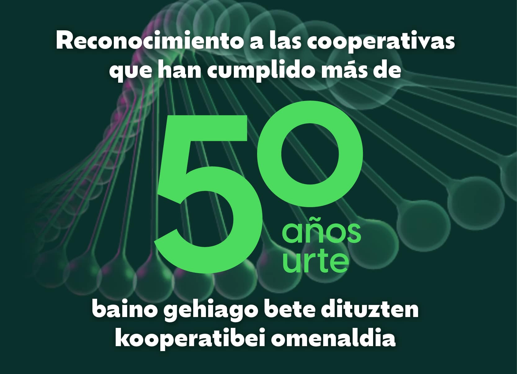 Reconocimiento a las cooperativas que han cumplido más de 50 años